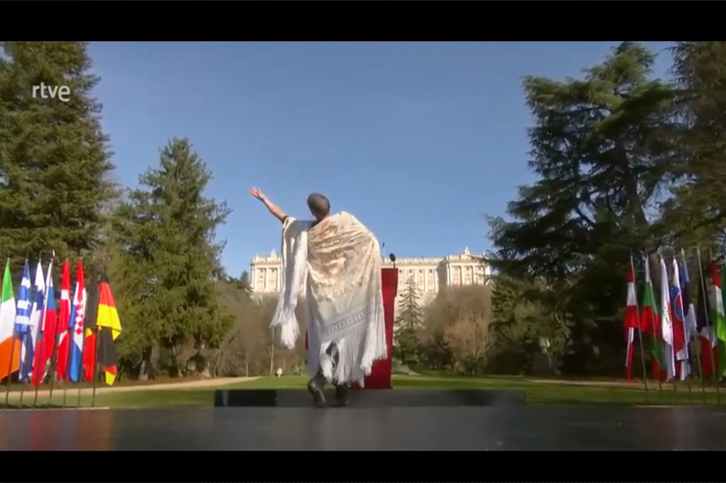 RUBÉN OLMO DANCES ON EUROPEAN REMEMBRANCE DAY FOR VICTIMS OF TERRORISM