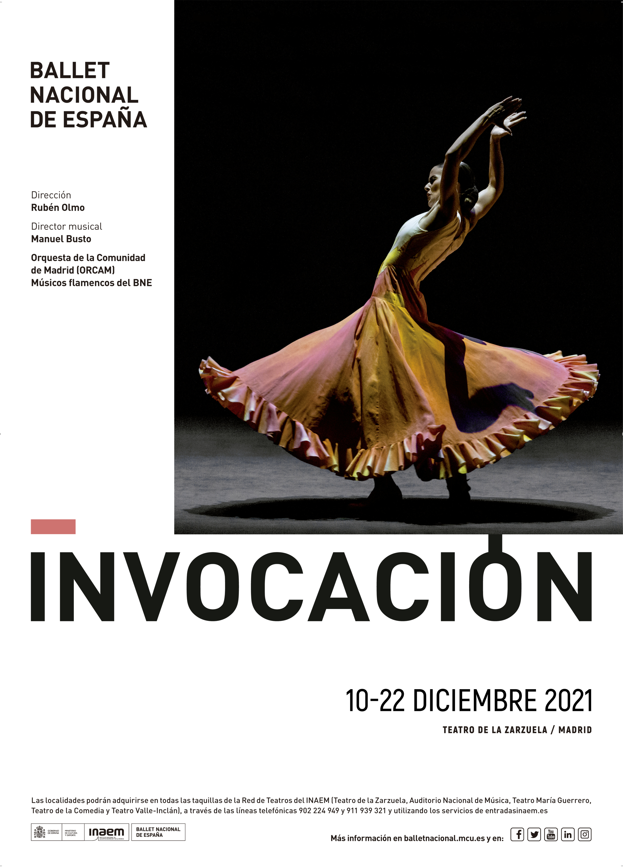 Cartel Invocación Teatro de la Zarzuela